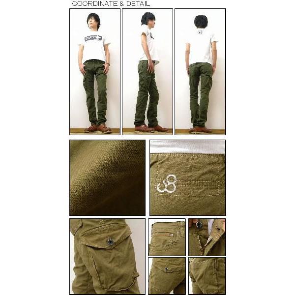 Johnbull（ジョンブル） ストレッチ素材 スリムシルエット ワンサイ