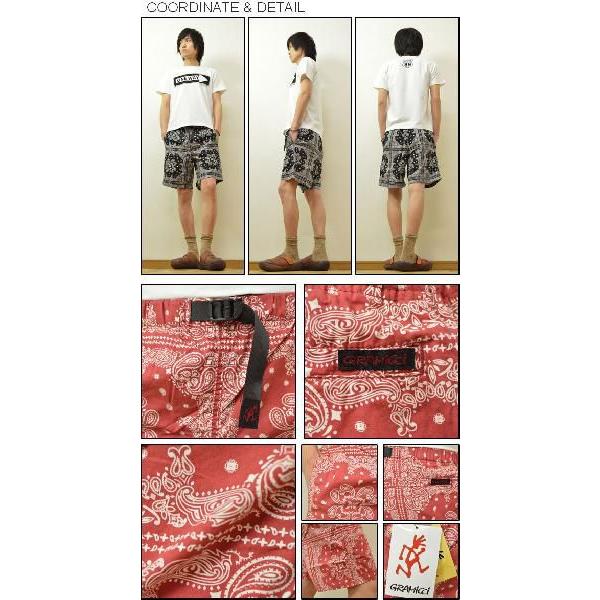 【新品未使用sizeM】グラミチ バンダナ柄　ショートパンツ シャツ セット 新品未使用sizeM】グラミチ バンダナ柄 ショートパンツ シャツ