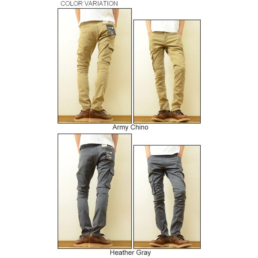 Dickies（ディッキーズ） ストレッチツイル ワンサイドカーゴ スリム