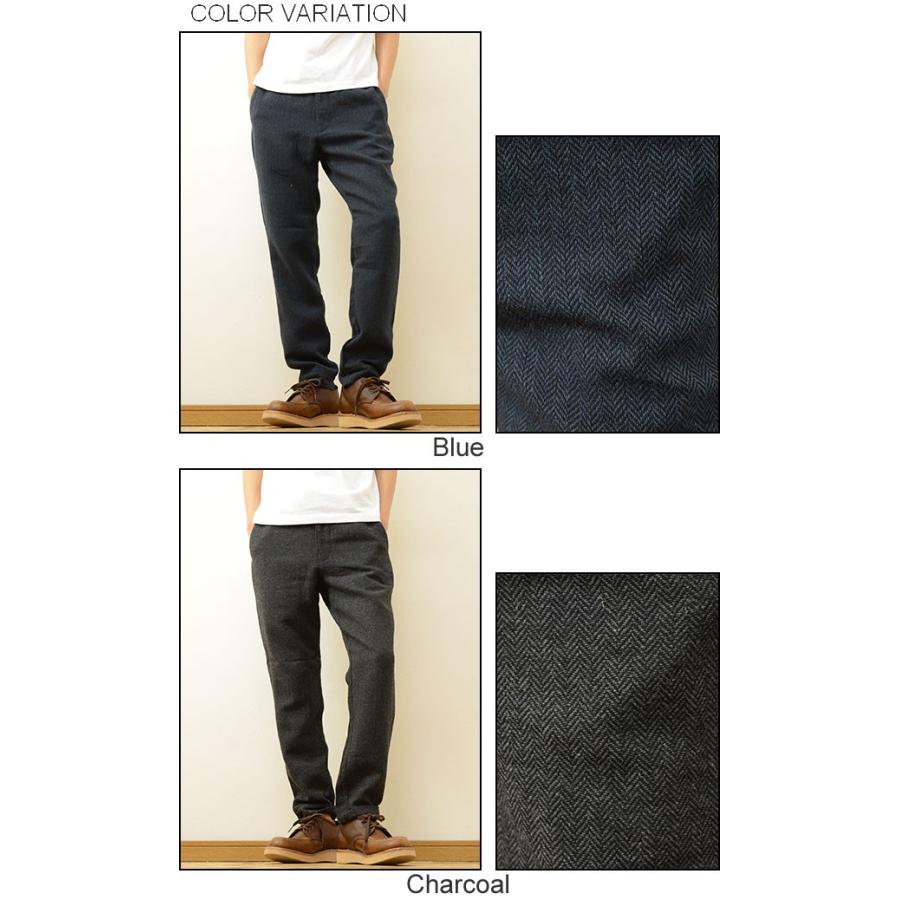 Revo.（レヴォ） ウールスラックス メンズ ウールパンツ ウインドーペン チェック ヘリンボーン キレイめ シンプル ウィンドウペン ツイード トラウザー TH-2058 | Revo. | 03