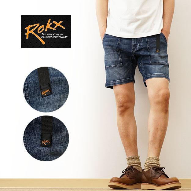 ROKX（ロックス） DENIM FATIGUE SHORT デニム ファティーグ ショーツ