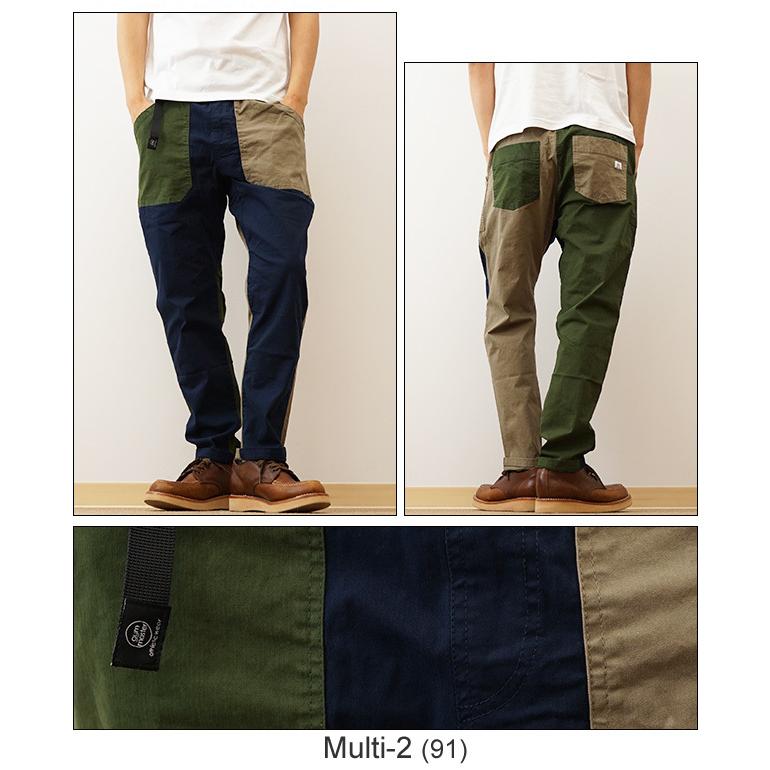 gym master（ジムマスター） ストレッチ ヘリンボーン ベーカー パンツ