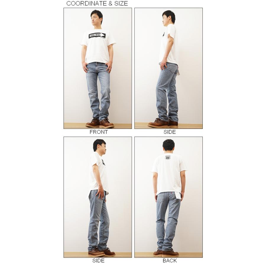 BIG JOHN ビッグジョン デニム ジーンズ ジーパン パンツ メンズ ストレート Sustainable Jeans Straight サステナブル ユーズド ダメージ 細い 日本製 M124P｜robinjeansbug｜04