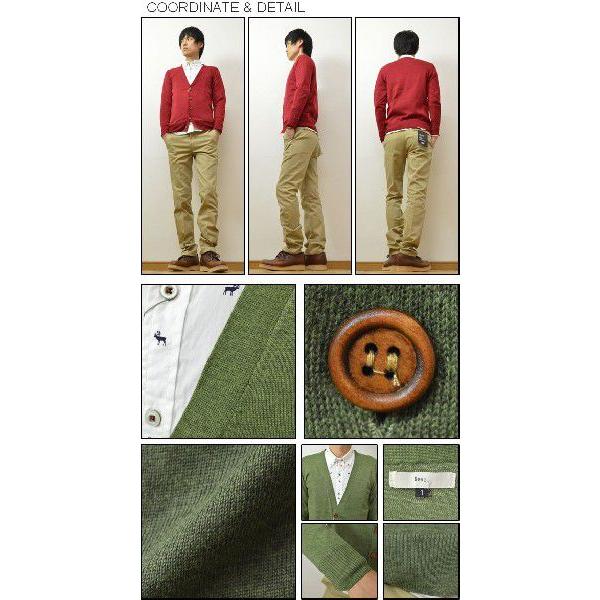 Revo.（レヴォ） ウッドボタン コットンニット カーディガン 綿カーデ コットンカーデ シンプル 無地 キレイめカーデ 5つボタン レボ TH-1426 |  | 01