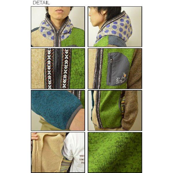 go slow caravan（ゴースローキャラバン） 裏起毛 ニット素材