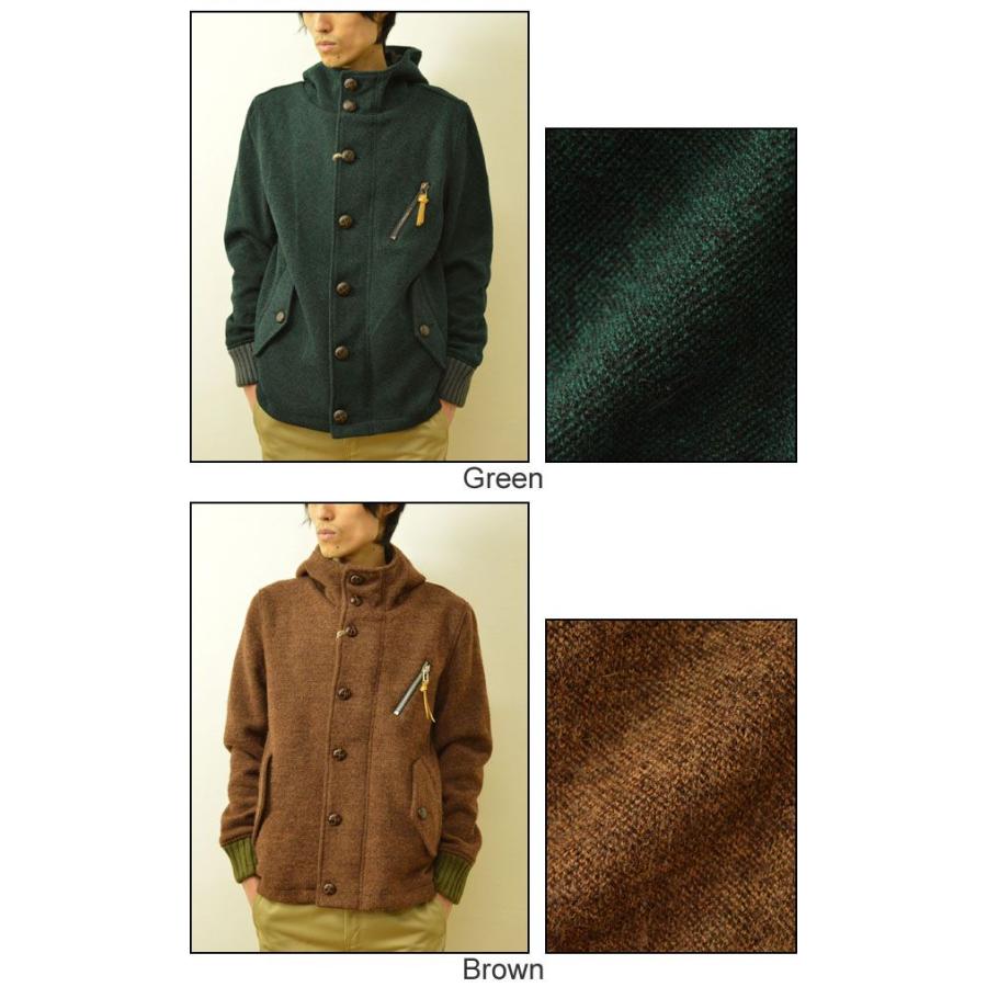 Revo.（レヴォ） 圧縮ニット フード ブルゾン メンズ ウール混紡 ジャケット アウター レボ TH-1571 | Revo. | 04