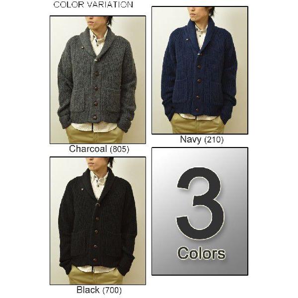 ダブテイル（DOVETAIL） ローゲージニット ショールカラー