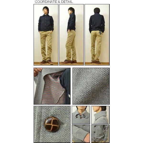 CORISCO（コリスコ） コットン鹿の子素材 ドンキージャケット 裏ボーダー カノコ くるみボタン ボリュームネックジャケット ピケ素材 綿ジャケット 116614 | CORISCO | 01
