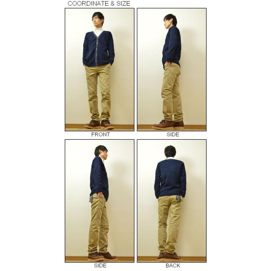 Revo.（レヴォ） へヴィーワッフル インディゴ染め カーディガン メンズ コットンコーディガン 綿カーデ セーター 厚手 サーマル ライトアウター レボ TH-1676 |  | 01