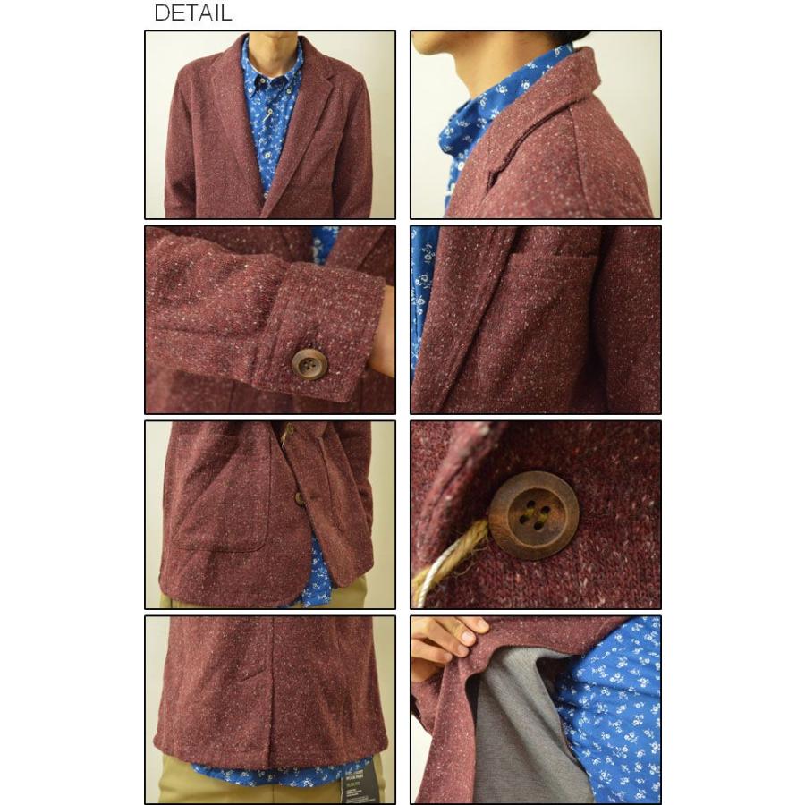 Revo.（レヴォ） コットンネップ テーラードジャケット メンズ 圧縮ニット ２つボタン レボ TH-1866 | Revo. | 02