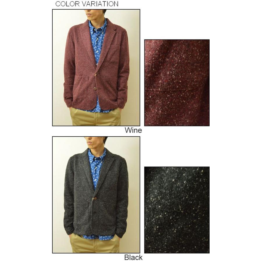 Revo.（レヴォ） コットンネップ テーラードジャケット メンズ 圧縮ニット ２つボタン レボ TH-1866 | Revo. | 03