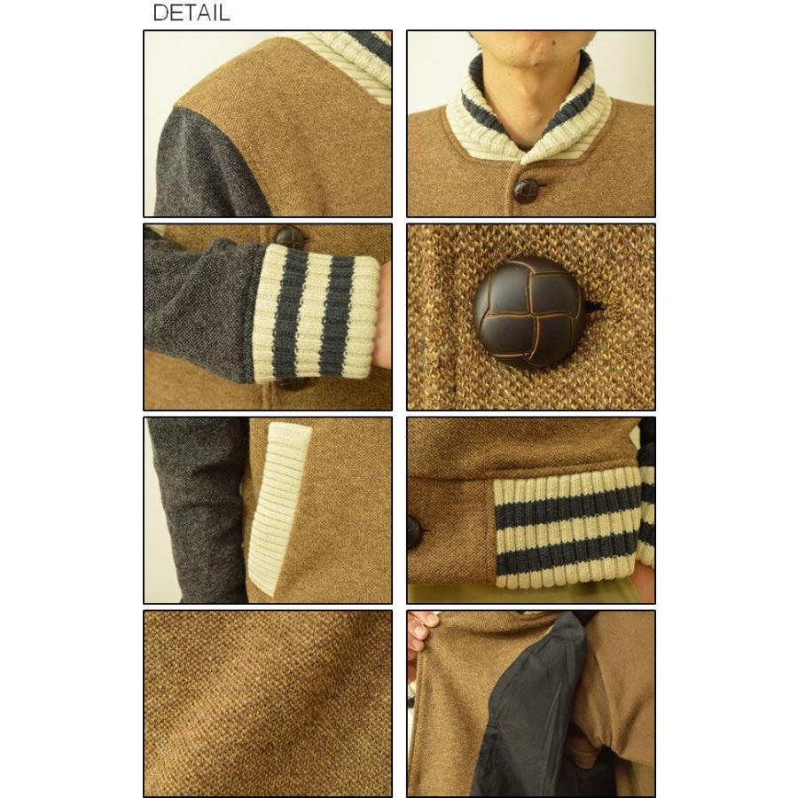 Revo.（レヴォ） 圧縮ニット スタジアム ジャケット メンズ ブルゾン アウター ウール レボ TH-1814 | Revo. | 02