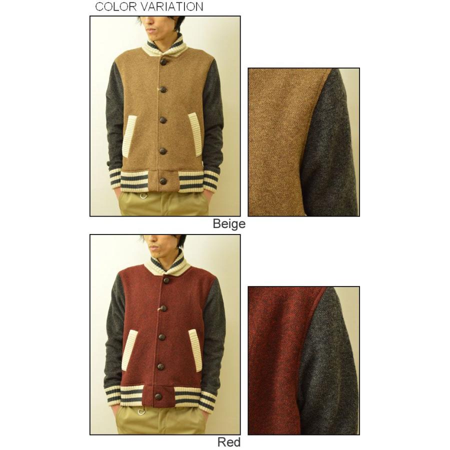 Revo.（レヴォ） 圧縮ニット スタジアム ジャケット メンズ ブルゾン アウター ウール レボ TH-1814 | Revo. | 03