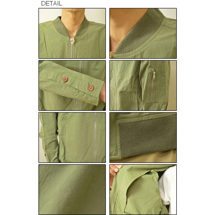 Revo.（レヴォ） MA-1 ジャケット メンズ フライトジャケット MA1 ブルゾン ミリタリー スリム タイト 細身 スマート アウター レボ TH-2008 | Revo. | 02