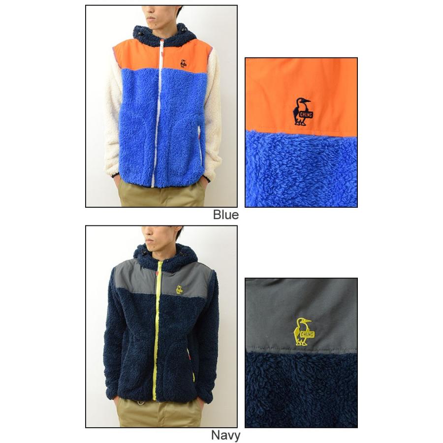 k*a様 CHUMS ナイロンアウトドアジャケット 裏地フリース L ナイロン