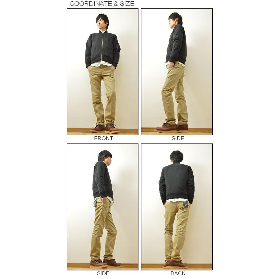 Revo.（レヴォ） ピーチ起毛 MA-1 フライトジャケット メンズ MA1 ブルゾン ミリタリー アウター タイト 細身 中綿 空軍 レボ TH-2035 | Revo. | 01