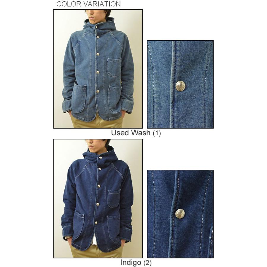 go slow caravan AOZORA（青空） インディゴ染め スウェット