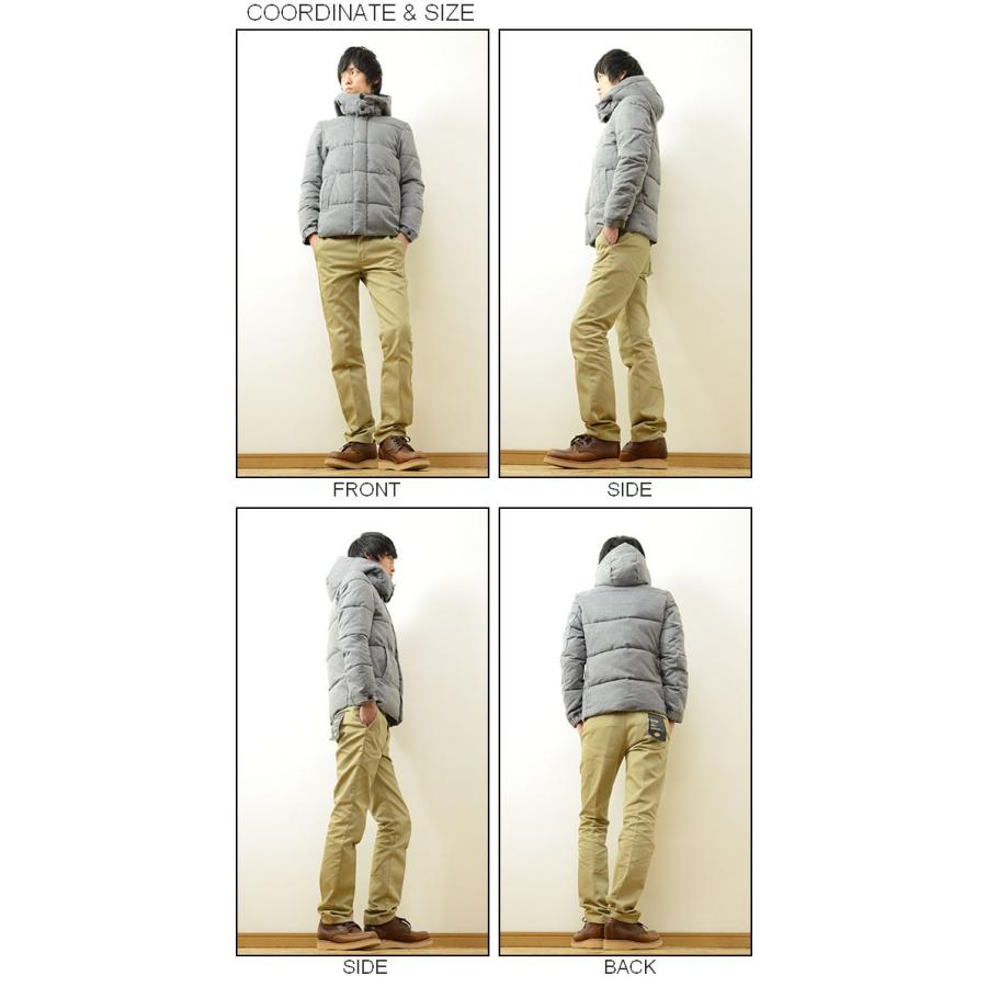 SLICK（スリック） 中綿 ダウンジャケット メンズ フード カモフラ