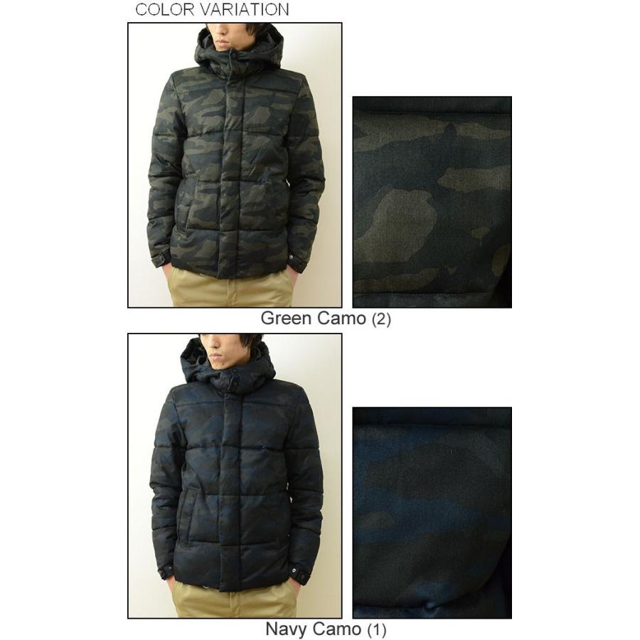 SLICK（スリック） 中綿 ダウンジャケット メンズ フード カモフラ