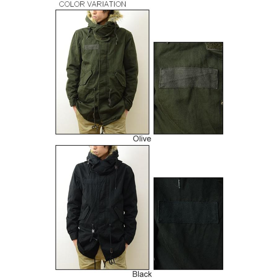 Revo.（レヴォ） ライナー付き ミリタリー モッズコート メンズ アウター ジャケット フード ファー 取り外し タイト スリム 細身 M-51 パーカー レボ TH-2013 | Revo. | 03