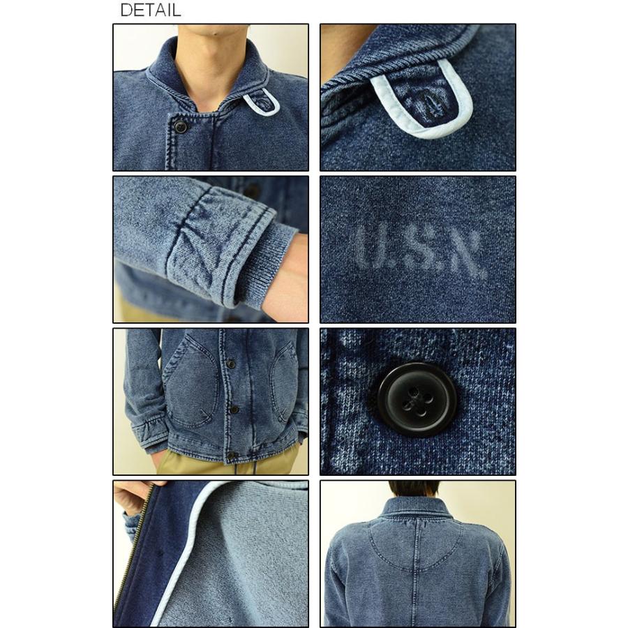 HOUSTON HOUSTON(ヒューストン) インディゴ N-1 ジャケット HOUSTON HOUSTON(ヒューストン) インディゴ N-1 ジャケット