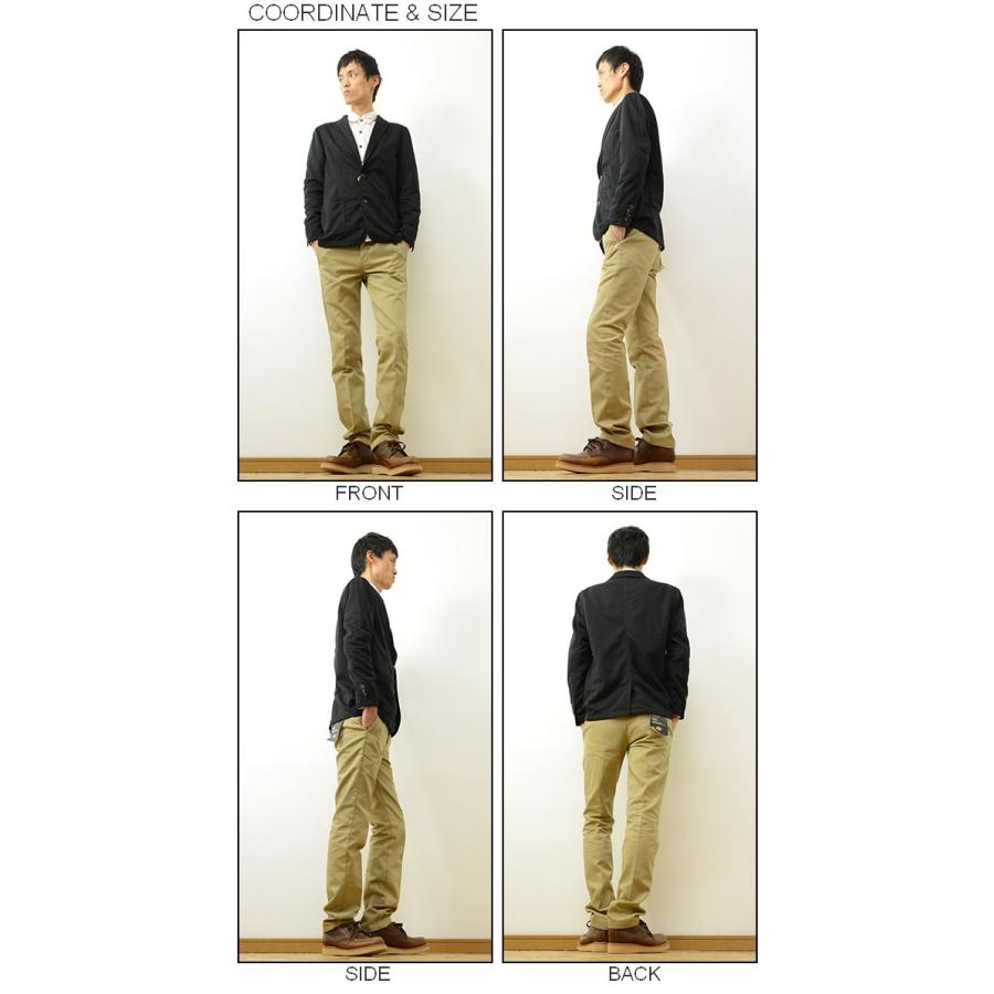 Revo. レヴォ ポンチ 素材 2B テーラード ジャケット メンズ 2つ ボタン スリム タイト 細身 カジュアル スーツ 背広 アメカジ モード シンプル レボ TH-2188 | Revo. | 01