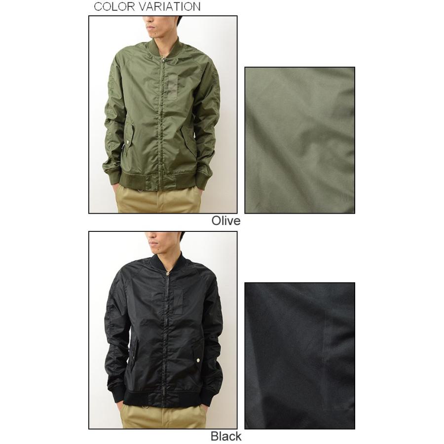 Revo. レヴォ ヘビー ナイロン MA-1 タイプ ジャケット メンズ ミリタリー アウター ボンバー ブルゾン スリム タイト 細身 ＭＡ１ アメカジ レボ TH-2066 | Revo. | 03