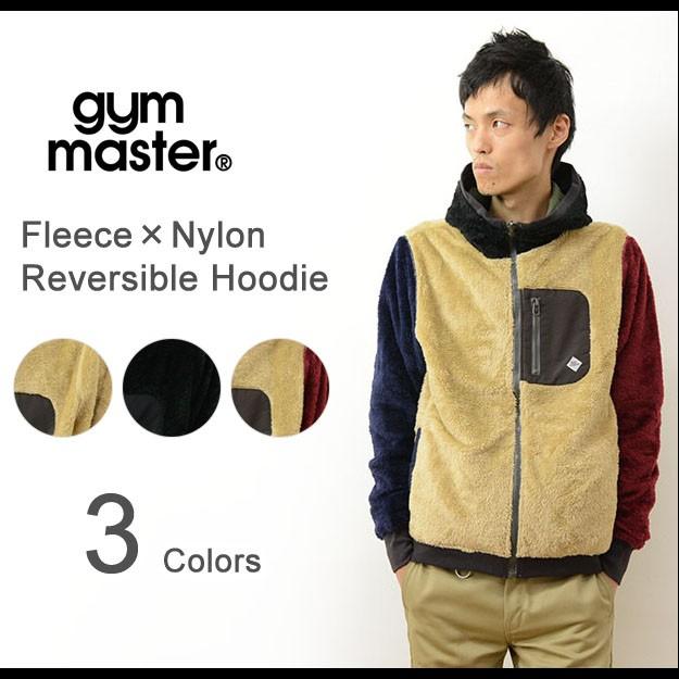 gym master（ジムマスター） ボアフリース × ナイロン リバーシブル 