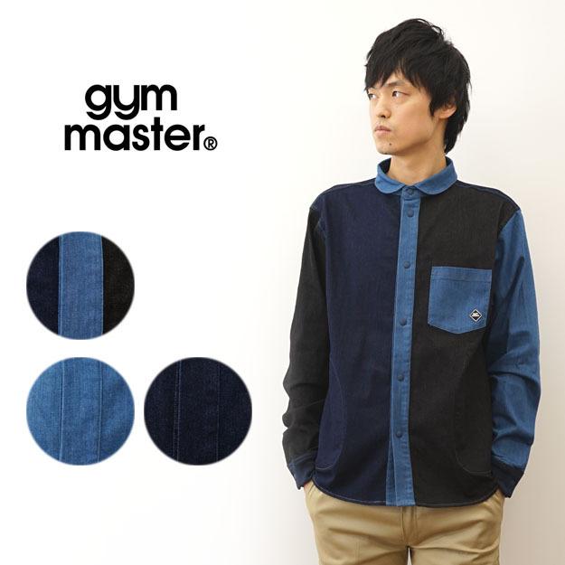 gym master（ジムマスター） ストレッチ デニム シャツ ジャケット JKT