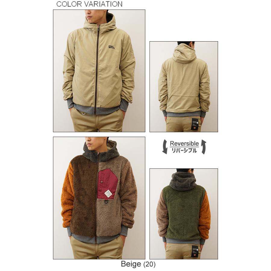 KRIFF MAYER（クリフメイヤー） ひっくり ジャケット ボア フリース