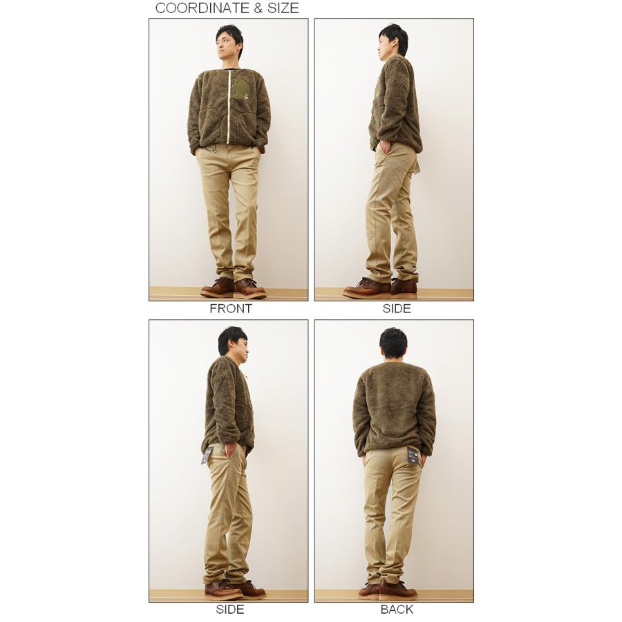 CHUMS チャムス フリース ジャケット エルモ リバーシブル ブルゾン アウター メンズ 中綿 保温 暖かい ボア ふわふわ モコモコ アウトドア キャンプ CH04-1287 | CHUMS | 03