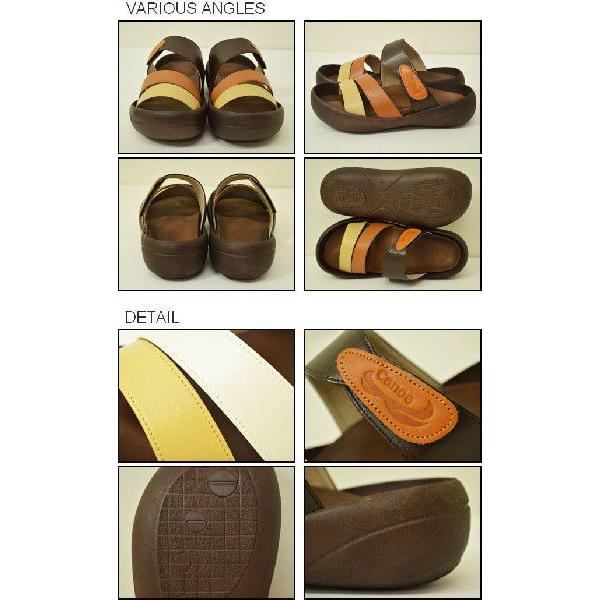 CANOE Light（カヌーライト） TRICOLORE トリコロールサンダル 3本ベルト PU 合成皮革 コンフォートシューズ メンズ 日本製 国産 CL500TR CL-500TR |  | 01