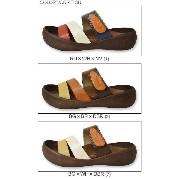 CANOE Light（カヌーライト） TRICOLORE トリコロールサンダル 3本ベルト PU 合成皮革 コンフォートシューズ メンズ 日本製 国産 CL500TR CL-500TR |  | 02