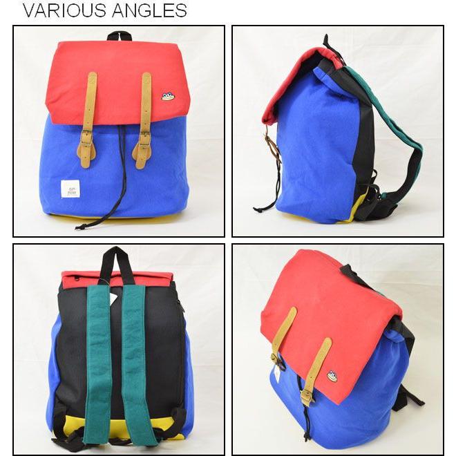 gym master（ジムマスター） フラップ リュック バックパック メンズ レディース バッグ カエル刺繍 Fluke Frog スウェット ユニセックス G639529 | gym master | 01