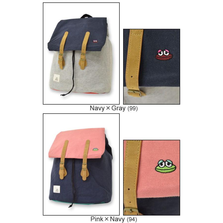 gym master（ジムマスター） フラップ リュック バックパック メンズ レディース バッグ カエル刺繍 Fluke Frog スウェット ユニセックス G639529 | gym master | 04