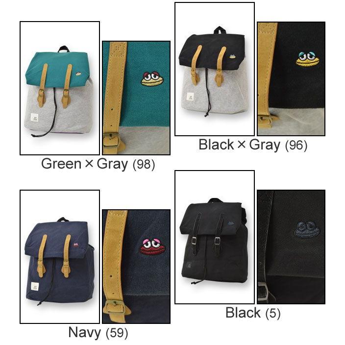 gym master（ジムマスター） フラップ リュック バックパック メンズ レディース バッグ カエル刺繍 Fluke Frog スウェット ユニセックス G639529 | gym master | 05