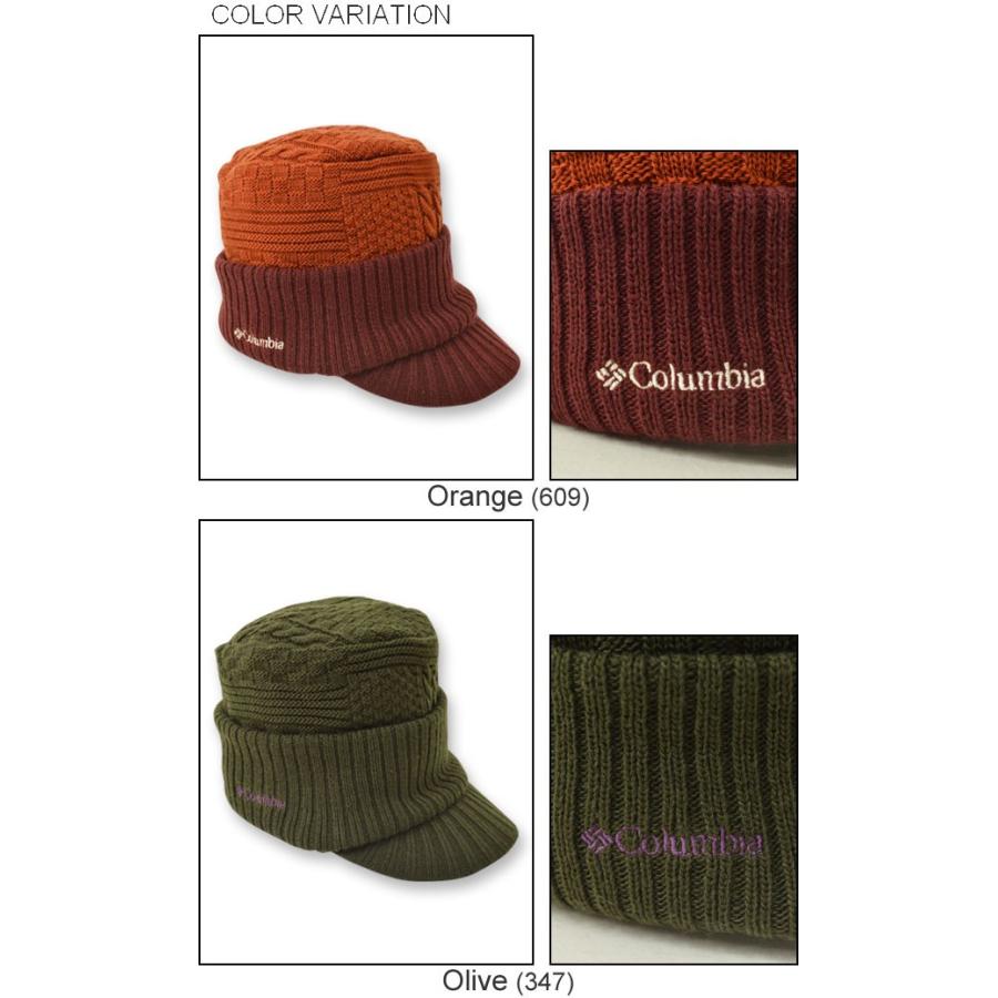 Columbia（コロンビア） ノースヌーベ ニットキャップ North Nube Knit Cap つば付き ニット帽 メンズ レディース 帽子 アウトドア スノボー スキー 小物 PU5004｜robinjeansbug｜04