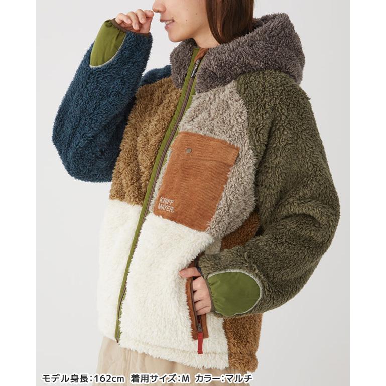 KRIFF MAYER クリフメイヤー シャギー ボア フード ジャケット レディース フリース パーカー フーディ アウトドア キャンプ ふわふわ モコモコ 秋冬 2214403L | KRIFF MAYER | 05