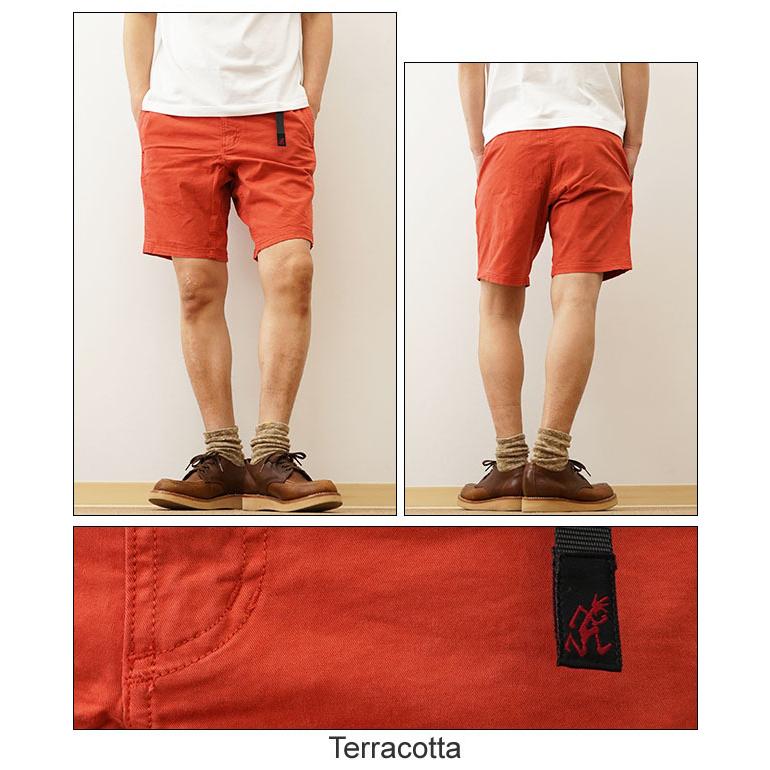 STONE  ショートパンツ 赤 サイズS GRAMICCI（グラミチ） ニュー ナロー ショートパンツ ストレッチ