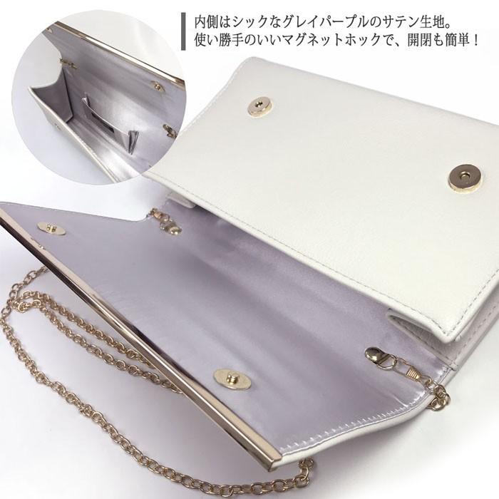 パーティーバッグ クラッチバッグ ウェディング 結婚式 披露宴 レザー 大きめ |  | 06