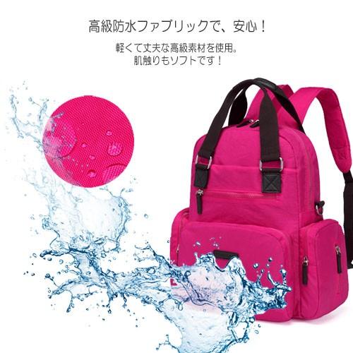 マザーズバッグ  多機能 大容量 3way リュック おむつ換えシート 吊り下げベルトセット |  | 05