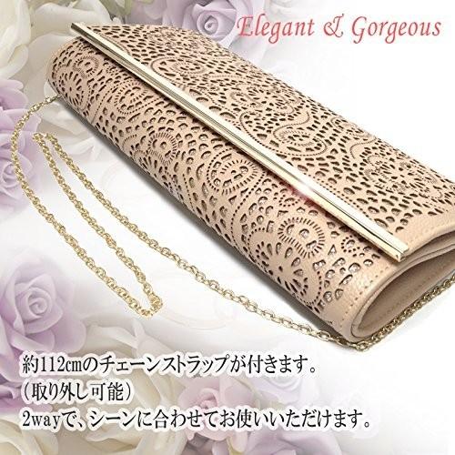 パーティーバッグ クラッチバッグ ウェディング 結婚式 披露宴 フォーマルバッグ 大きめ |  | 08