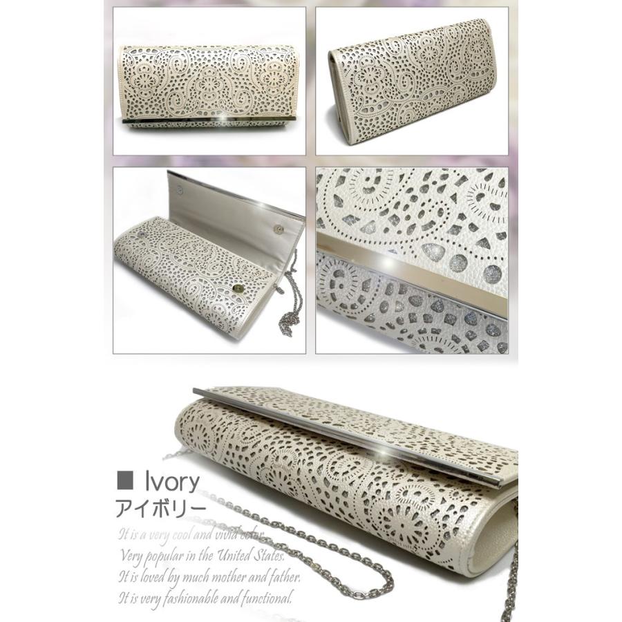 パーティーバッグ クラッチバッグ ウェディング 結婚式 披露宴 フォーマルバッグ 大きめ |  | 13