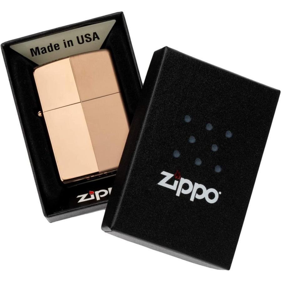 ZIPPO(ジッポー) ライター ブラウン 3面加工 硬質チタンコーティング 高さ5.5cm×幅3.8cm×奥行き1.3cm｜robinson｜04