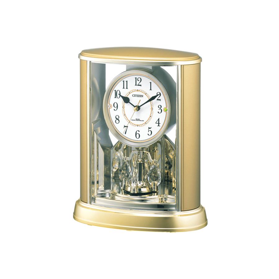 リズム(RHYTHM) シチズン 置き時計 電波時計 アナログ パルドリーム