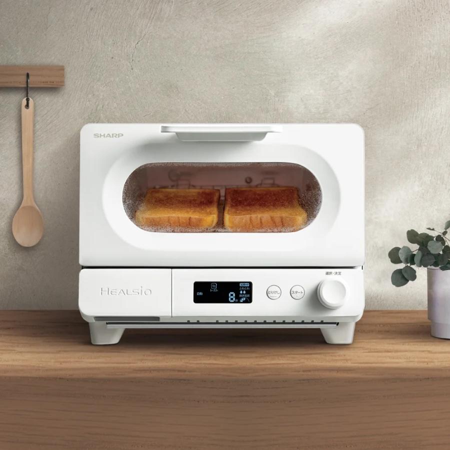 ヘルシオ SHARP シャープ ウォーターオーブントースター AX-WT1-W