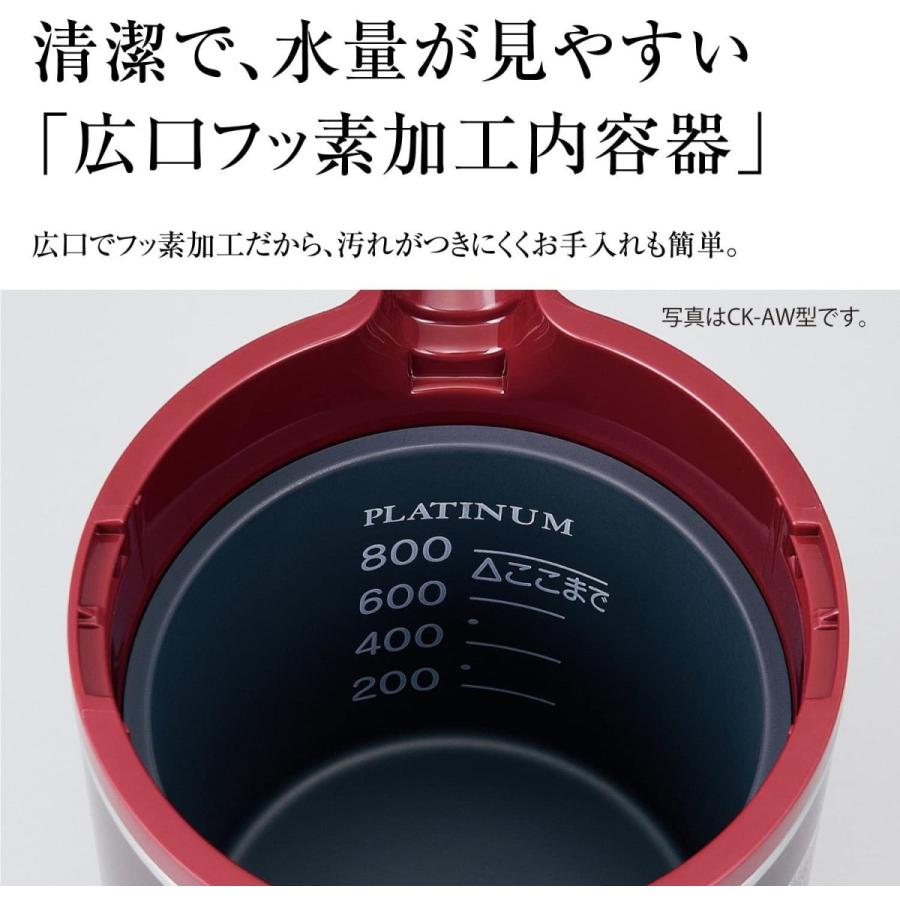 象印　電気ケトル ck ah10型 象印（ZOJIRUSHI） 電気ケトル 1.0L CK-AH10-WA : ロビンソン - 通販