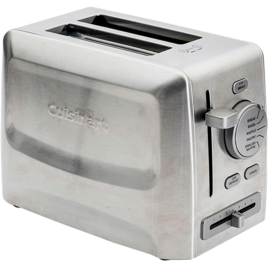 クイジナート Cuisinart METAL TOASTER クイジナート トースター 2枚焼き小型 メタル シルバー CPT620J