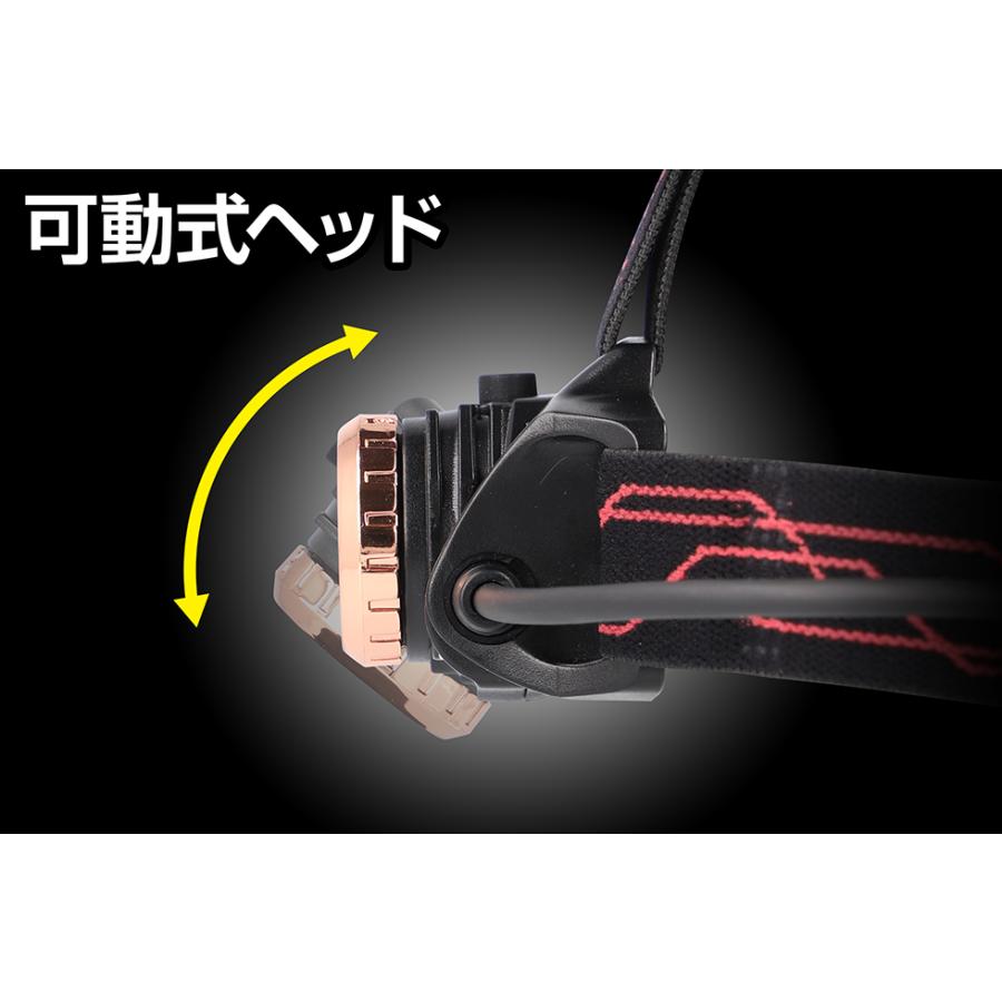 GENTOS（ジェントス） LED ヘッドライト USB充電式(専用充電池/単4電池