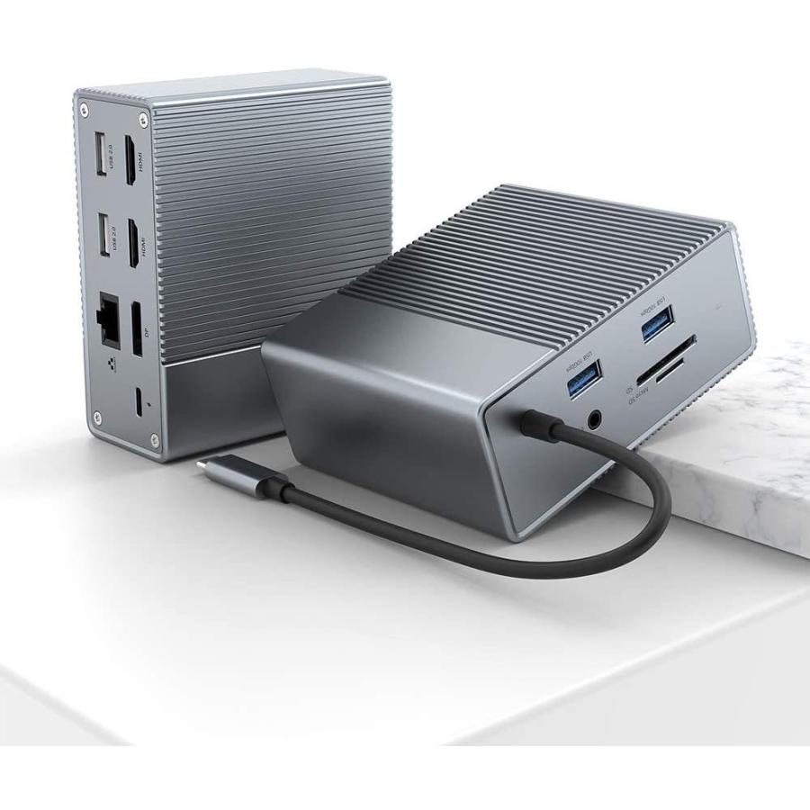 HYPER Hyper USB-C ドッキングステーション HyperDrive Gen2 12ポート